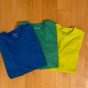 JCrew Kids Pocket T-Shirt Bundle